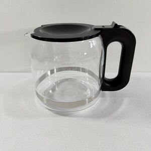 Braun Coffee Maker Replacement Carafe Pot 12 Cup Black Glass BRSC005 NEW W/O BOX